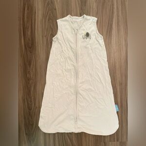 Gray Sleeveless Baby Sleep Sack with Elephant Patch size M